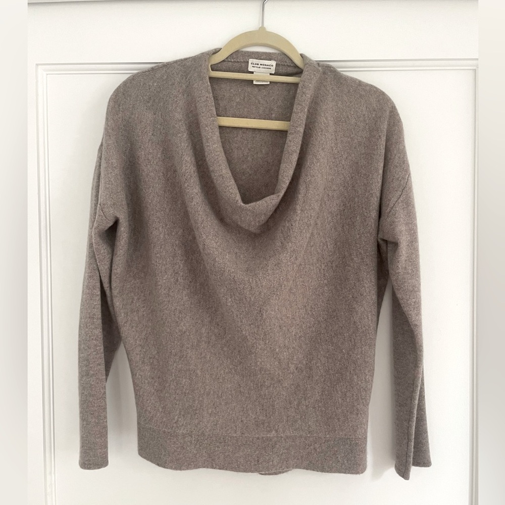 Club Monaco Cashmere Cowl Neck Sweater